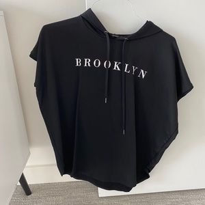 Short sleeve hoodie